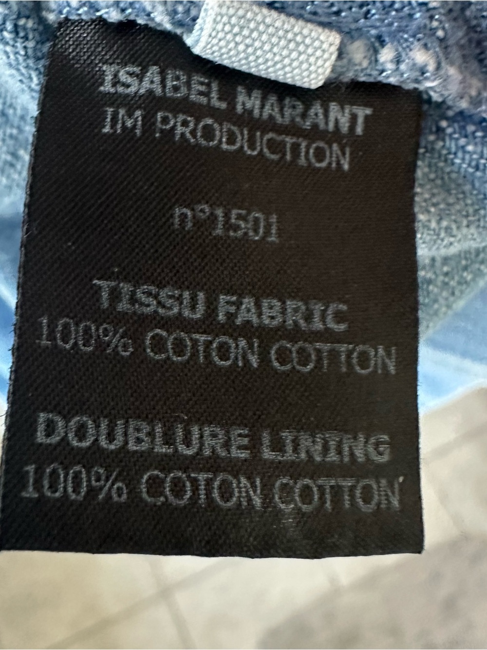 Isabel Marant Étoile Light Blue Denim Tunic 36 or 4 - Picture 8 of 8